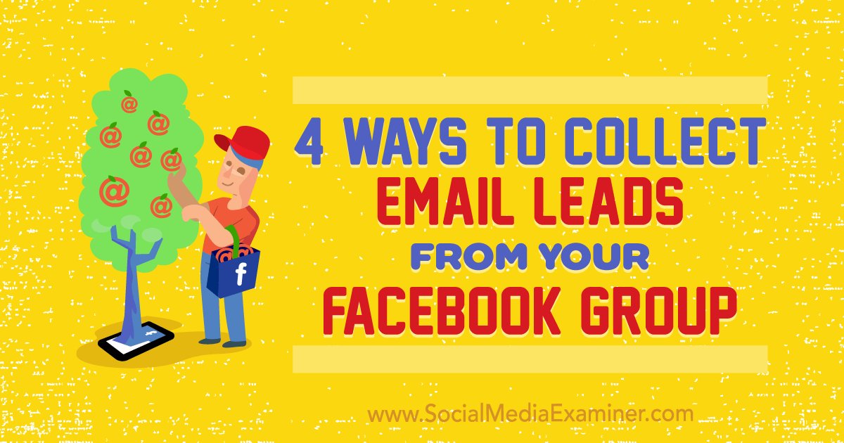rcrhub's tweet photo. 4 Ways to Collect Email Leads From Your Facebook Group https://t.co/xFoF0SKGSD
#Facebook #FacebookGroups #collectingemails #captureleads https://t.co/8IWtlPjT9G
