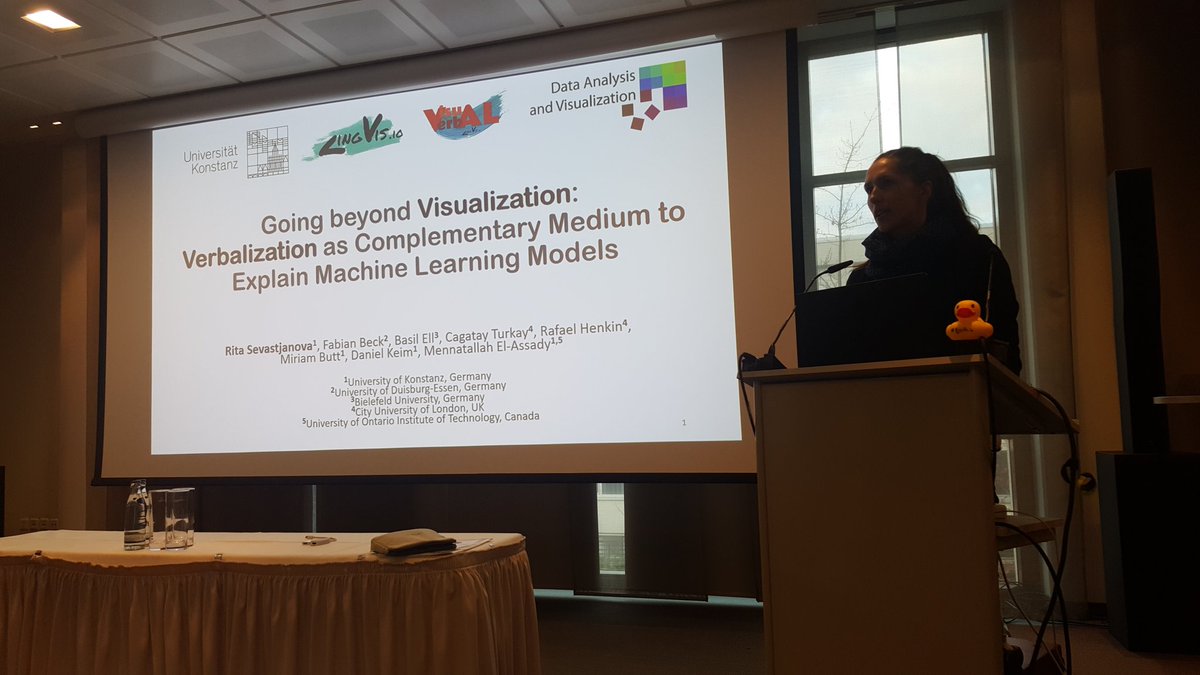 melassady's tweet image. @RSevastjanova presenting our proposal to complement #visualization with #verbalization for #visxai. #ieeevis #LingVISio - Check out the paper on lingvis.io