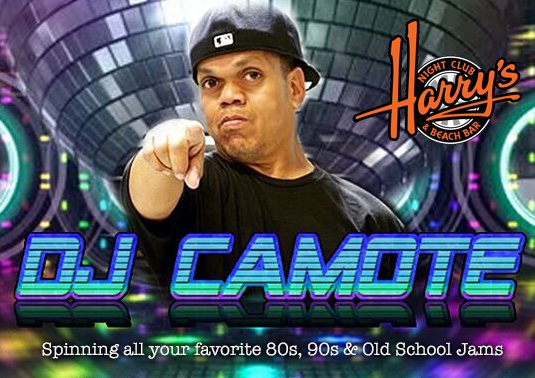 We've got DJ Camote here tonight spinning all your favorite 80s, 90s and Old School Jams from 7:30-11:30! We'll also have the Giants/Falcons game on! There's not a bad seat in the house! Come on down! #djcamote #harryspismobeach #mondaynightfootball