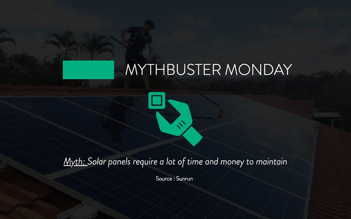 Aerialytic's tweet photo. Solar panels generally require very little maintenance and last around 25-30 years. Your panels only need to be cleaned a few times a year to maximize the amount of light available, which is as simple as using a hose. When in doubt, be safe and hire a professional. 

#mythbusted https://t.co/Ct1tamTfBV