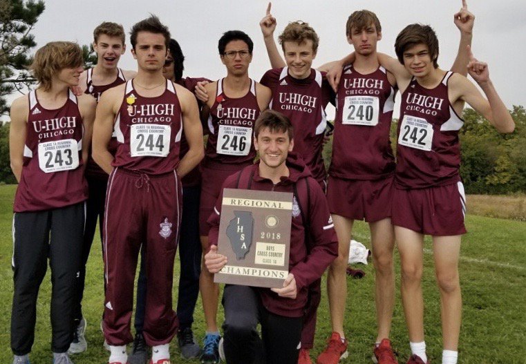 UHigh_Maroons's tweet photo. U-High Chicago Maroons. Cross-Country claims 1A Regional Championship at Lisle. On to Sectionals. #MaroonPride https://t.co/KXQE1aGzyG