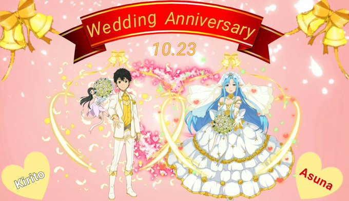 キリトとアスナの結婚記念日のtwitterイラスト検索結果