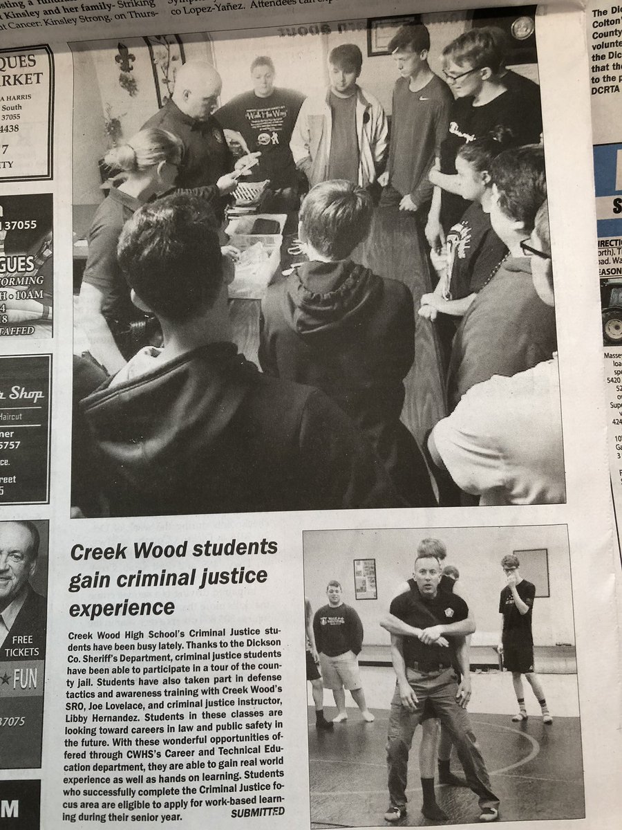 Criminal Justice class made the #POST #Chloe