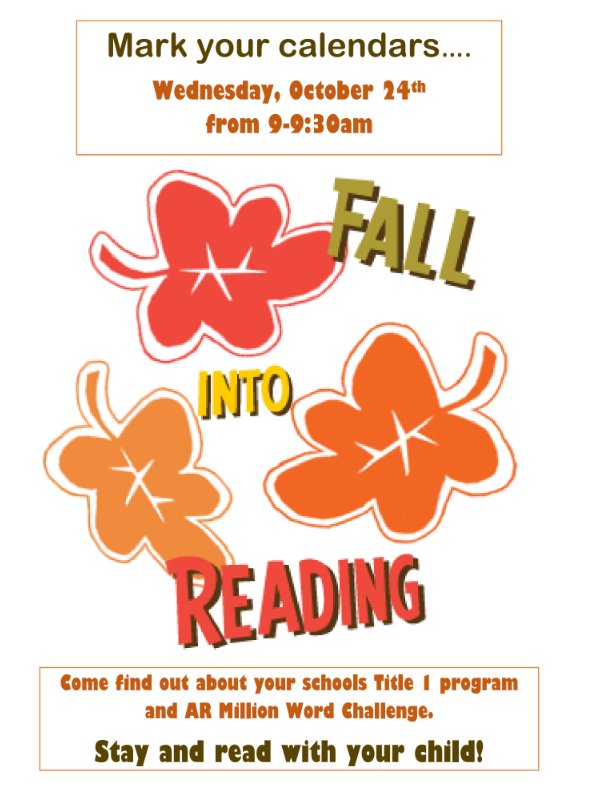 BESRedmen's tweet image. Join us this Wednesday! #FallintoReading