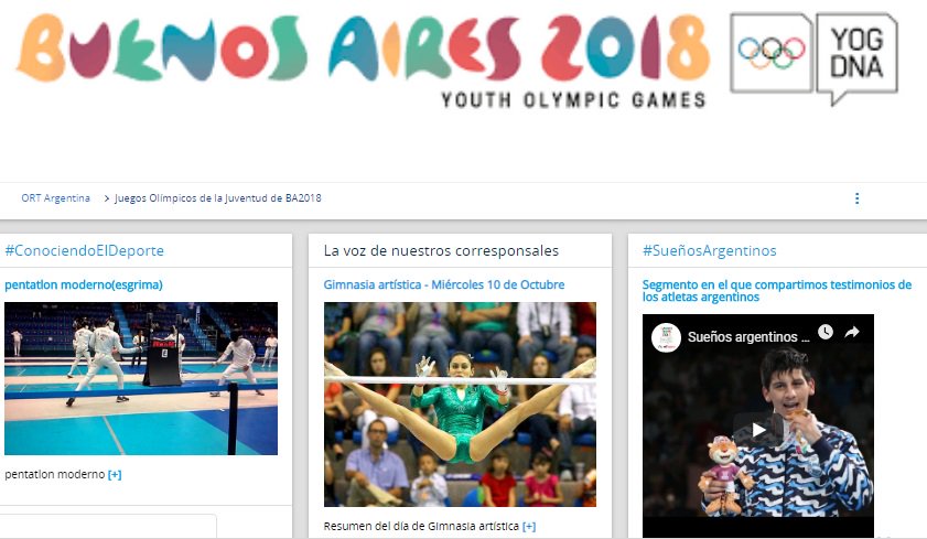 deporteORT's tweet photo. Los JJOO  @BuenosAires2018 llegaron a su fin y con ello también la participación de nuestros "alumnos corresponsales" que siguieron día a día todas las competiciones. Los felicitamos y les agradecemos tan grandiosa colaboración! https://t.co/VBeqmUFYp2
@ORTArgentina  @ortvirtual https://t.co/7Mn5YErgNc