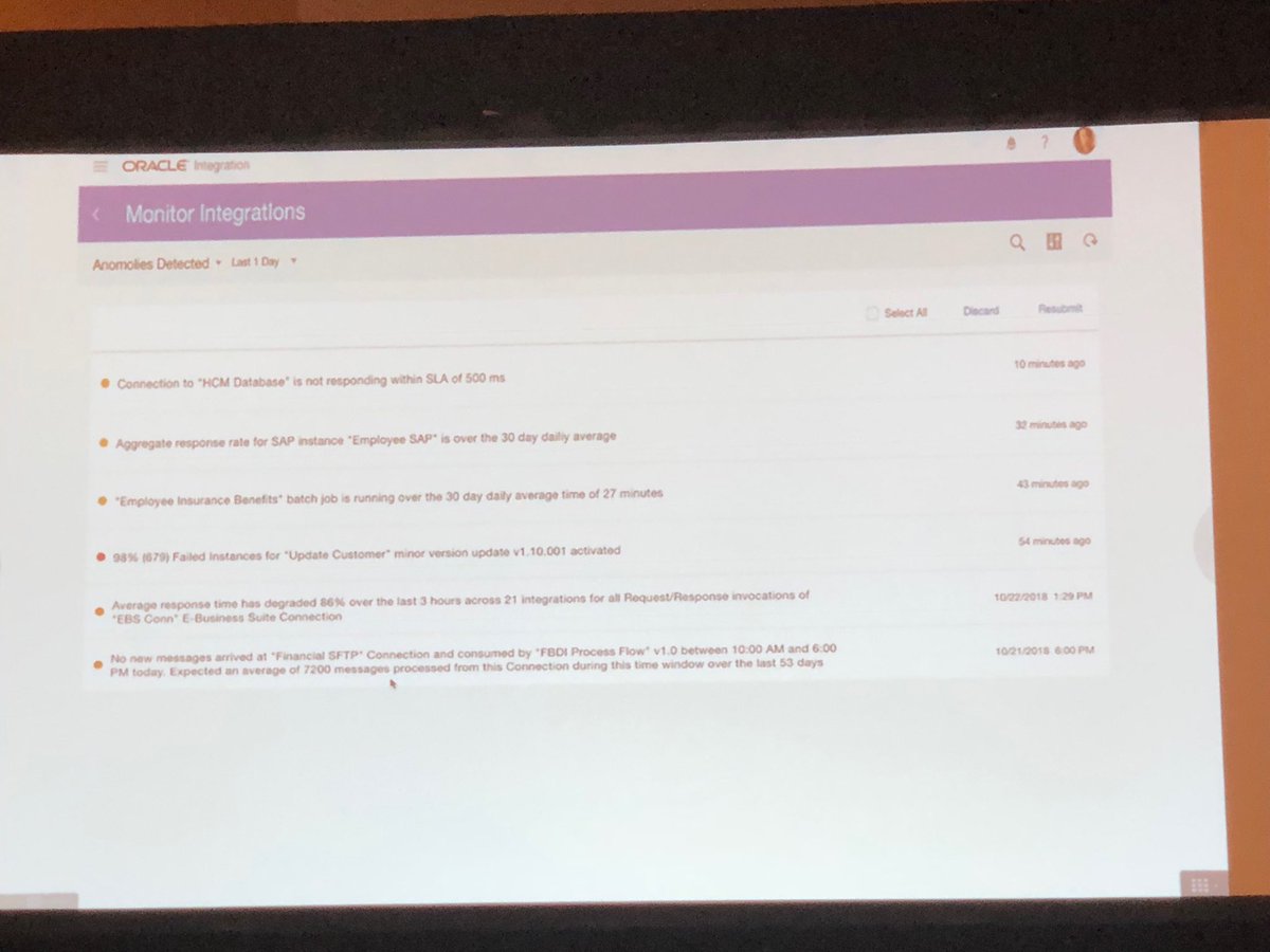 Integration for the future available today. ML powered Anamoly detection with #Oracle #iPaaS ⁦@VikasAatOracle⁩
