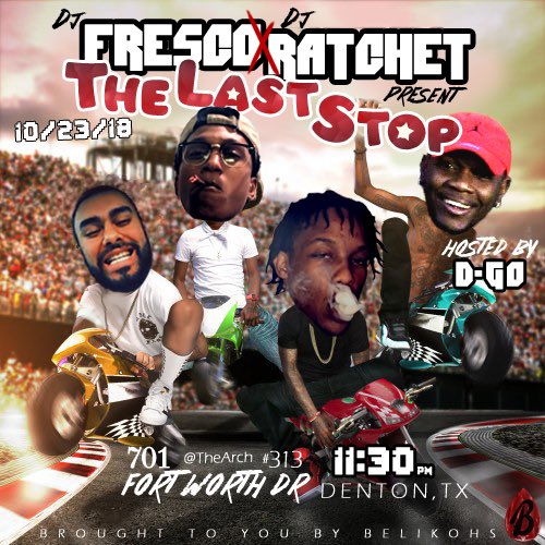 So after the #HoopForACure game.... I thought I should make one last stop at #UNT Aye @DjRatchet318 you ready? 🤨 #TheLastStop