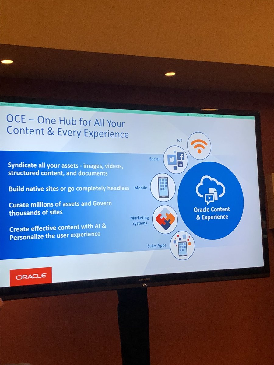 modmktrapril's tweet image. @OracleDX the hub for all your content and EVERY experience! #oow18 #oracledx #headlesscontent