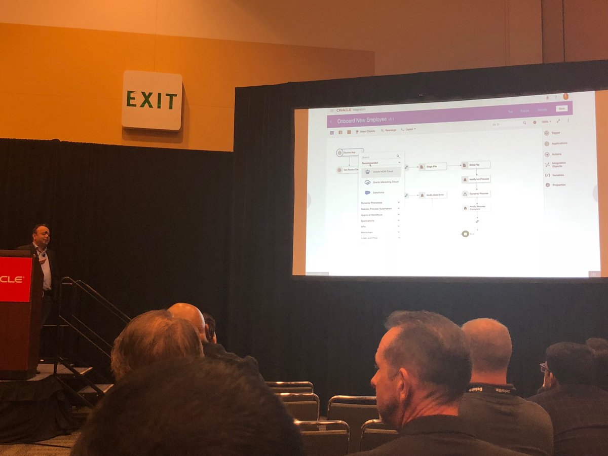 ML powered recommendations for the best action/next step in integration with Oracle Integration Cloud #Oracle #iPaas #oow18 ⁦@VikasAatOracle⁩