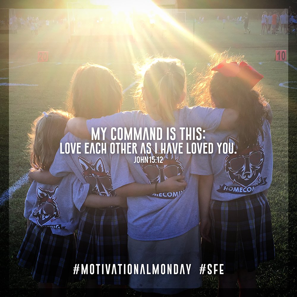 SFESHouston's tweet image. He made it simple for us: love one another, give in word and deed. #PeopleForOthers #MotivationalMonday