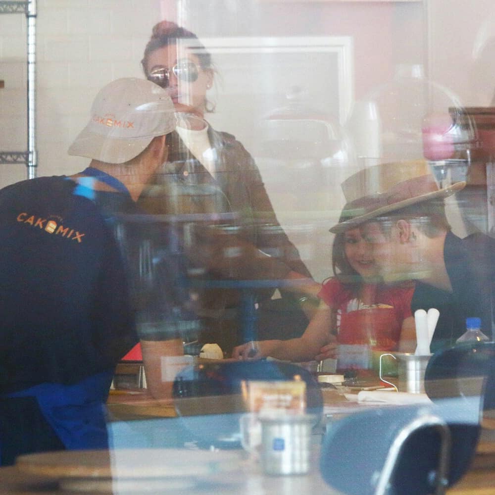 April 23, 2015. Hailey and Justin out in Los Angeles.