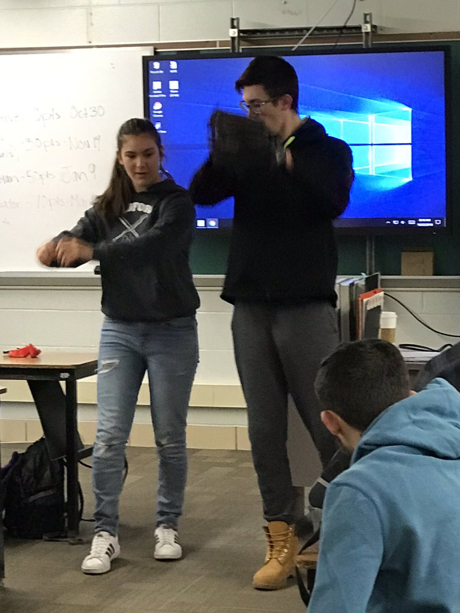 BHSAcctg's tweet photo. Supervisor Training Project presentations today. 🏀💧⚾️👞👔👧🏼 #21CB #BedfordCTE https://t.co/SvoFo9F18u