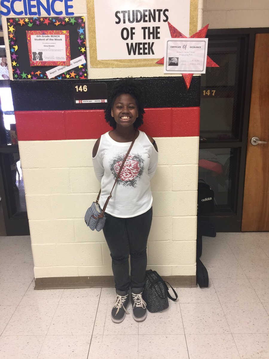 And 5,4,3, 2- Reporting Live from Studio 147 in “ The Purple Passion Theater,” @MadrasEagles , 7th grader DeAnna T. Stewart is our Thespian of the Week. #GoDeAnna