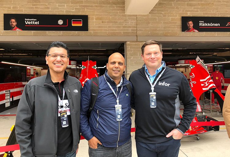 Infor (@infor) on Twitter photo Congratulations to <a href="/ScuderiaFerrari/">Scuderia Ferrari HP</a> on their victory at the #USGP, and thank you to our customers Fluence Bioengineering, BWI, Mount Franklin Foods, Komatsu America, Trinity Rail, Arcosa, and Georgia Pacific for joining us this weekend! #ForzaFerrari #TeamInfor Congratulations to <a href="/ScuderiaFerrari/">Scuderia Ferrari HP</a> on their victory at the #USGP, and thank you to our customers Fluence Bioengineering, BWI, Mount Franklin Foods, Komatsu America, Trinity Rail, Arcosa, and Georgia Pacific for joining us this weekend! #ForzaFerrari #TeamInfor