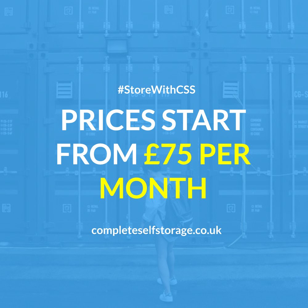 RUNNING OUT OF SPACE?
 Our storage containers are the perfect way to  store your little treasures during the winter months. Prices start from  £75. Call today for more information!
completeselfstorage.co.uk
#RunningOut #Storage #From75 #CallNow