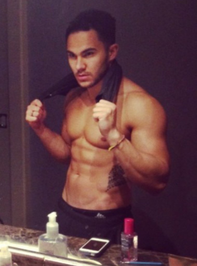 Carlos Pena Shirtless Photoshoot