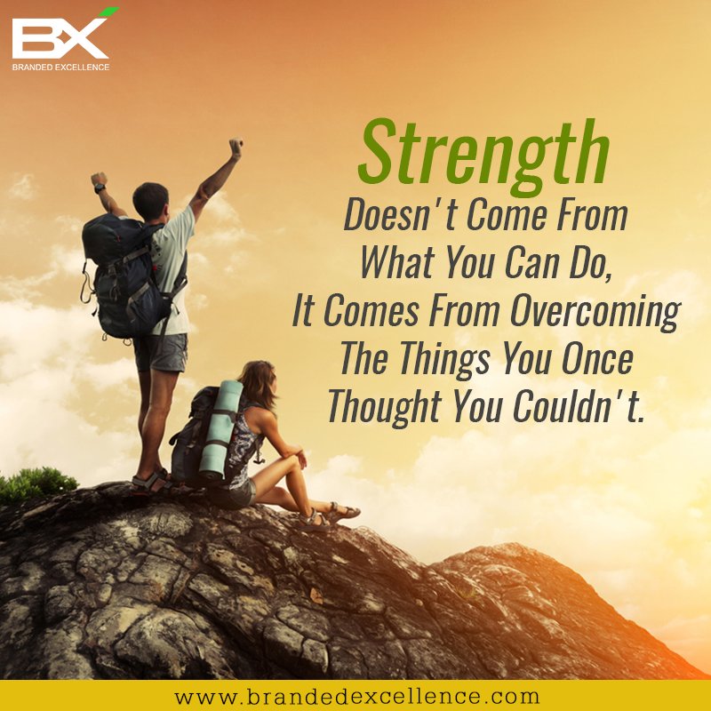 DarrenElder_'s tweet photo. Strength Doesn't Come From What You Can Do, It Comes From Overcoming The Things You Once Thought You Couldn't.
#BrandedExcellence #DarrenElder #PersonalCoaching #LifeCoach #Success #Strength #Opportunity https://t.co/xvG84vAZI3