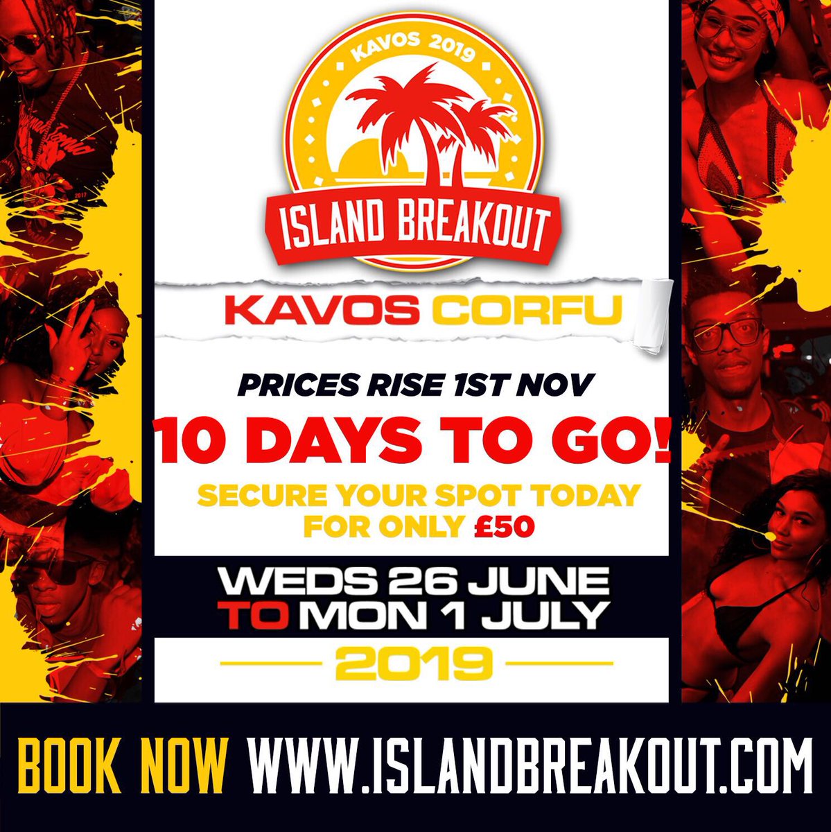 Catch Me Back At <a href="/IslandBreakout/">Island Breakout</a> Next Summer!🏝

Prices increase in 10 DAYS... the craziest series of events you’ll experience in Europe next Summer 🔥 #IslandBreakout

Secure your place by Quoting “ DJ MACCA “ &amp; book now with a £50 deposit @ islandbreakout.com