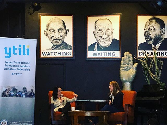 Fireside chat with Phaedra Chrousos @busboysandpoets  #founderstories #ytili2018 #politicaontour #techpolitics #founderstories @german_marshall_fund @ytilinetwork @usembassycyprus @andysols