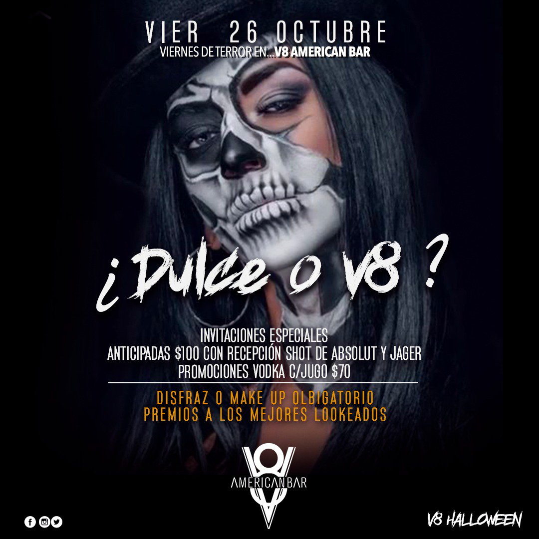 Palacio2018's tweet photo. Vier 26: ¿ᴅᴜʟᴄᴇ ᴏ ᴠ8? 
Invitaciones especiales 
Anticipadas $100 c/ recepción shot de absolut y jagger 
Promociones vodka con jugo $70 (vaso litro) ᴛᴏᴅᴀ ʟᴀ ɴᴏᴄʜᴇ 
ᴅɪsғʀᴀᴢ ᴏ ᴍᴀᴋᴇ ᴜᴘ ᴏʙʟɪɢᴀᴛᴏʀɪᴏ, ᴘʀᴇᴍɪᴏs ᴀ ʟᴏs ᴍᴇᴊᴏʀᴇs ʟᴏᴏᴋᴇᴀᴅᴏs https://t.co/TTN7L6CkXc
