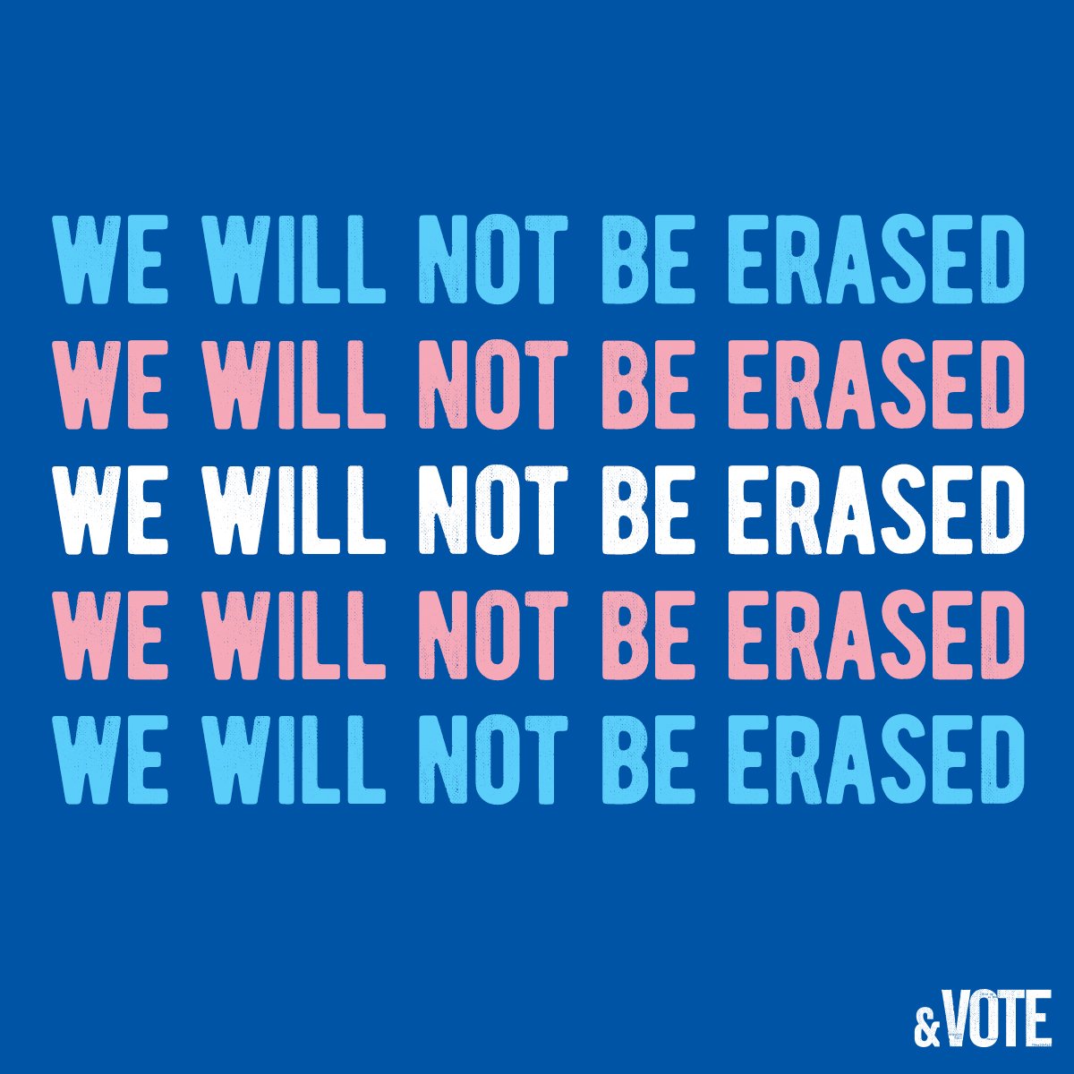 CalEndow's tweet image. Transgender and GNC folx deserve equal rights and will not be erased. 

This is a wake-up call. #VOTE on November 6th. Check your voter status now. myvoterstatus.com 

#WontBeErased