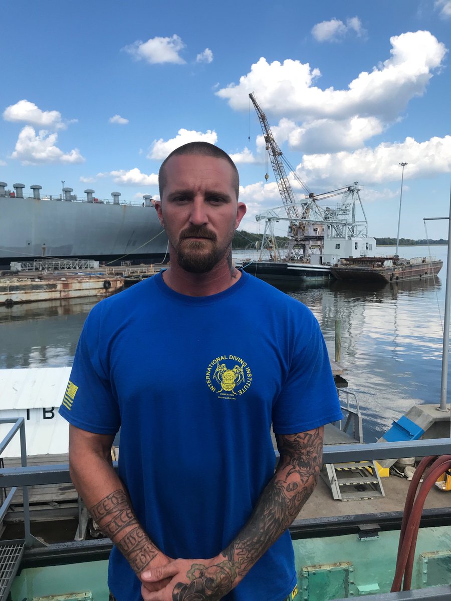 IDIDiver's tweet photo. Meet Zach L. from Illinois. "I came to dive school after my time in the Marine Corps as Military Police. I chose IDI for the high quality learning environment, commitment to the success of their students, and smaller class sizes." #commercialdiving https://t.co/16DPirKZmE