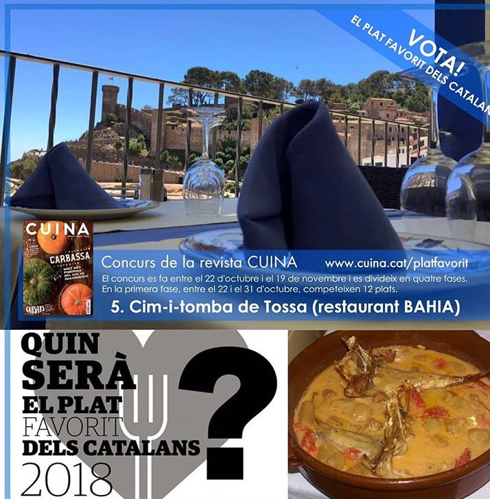 bahiatossa's tweet photo. 📌Podeu votar per #Tossa i el cimitomba com a plat favorit dels catalans, si ja has votat comparteix, Gracies! 👍https://t.co/jRrTXJlurr https://t.co/Xs9m4OVQi0
