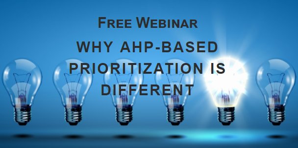 transparentch's tweet image. What makes AHP different?
#AnalyticHierarchyProcess #ProjectPrioritization
transparentchoice.com/content/the-sc…
