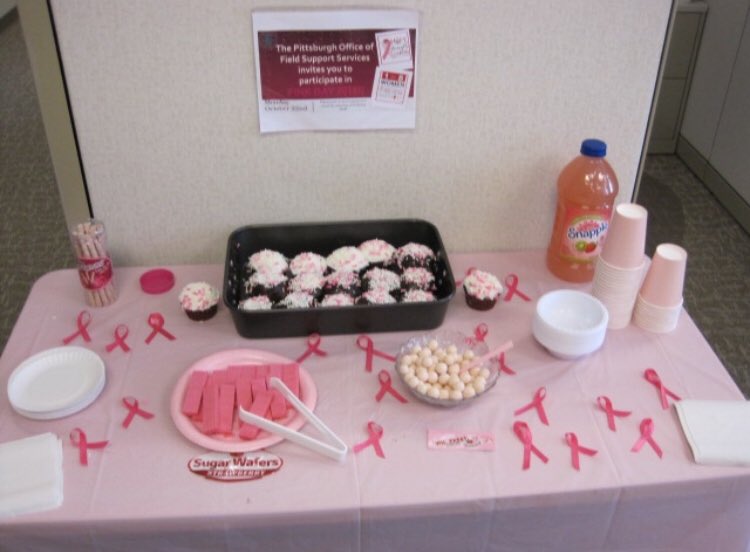 JoeDeFeliceHUD's tweet photo. Our #Pittsburgh Field Office celebrated #PinkDay2018 to help bring awareness to Breast Cancer. I happily joined them remotely from Philadelphia. #Hope #Strength #Courage #HUDR3 https://t.co/TsKfPIowEs