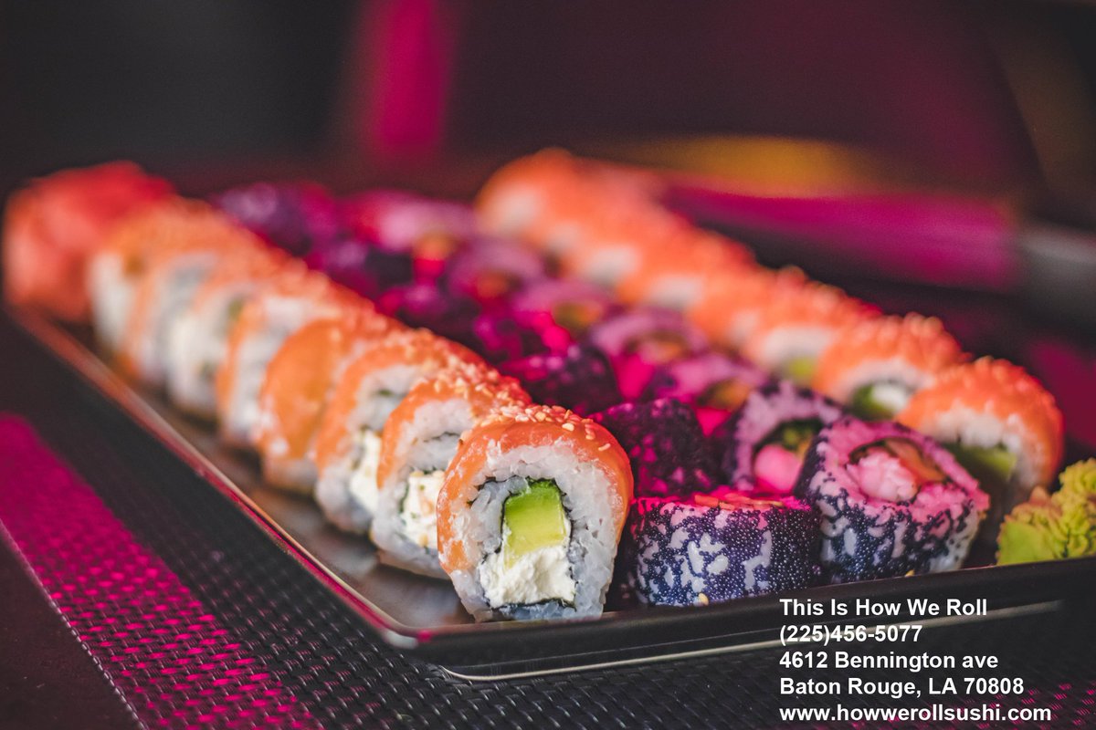 Batonrougesushi's tweet photo. You Won't Regret After Trying Our Sushi Roll #batonrouge Call To Reserve Your Table 225-456-5077 and Visit Us at 4612 Bennington Av Or Order Online https://t.co/D8kEYQ31uU  #GoBR LSU idigbr ForeverLSU geauxtigers lsutigers https://t.co/DASgTTAVGT