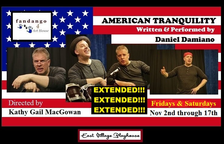 We're extending #AmericanTranquility for every Friday and Saturday November 2nd to 17th! Grab your tickets on our website now #EVP #Theater #NYC