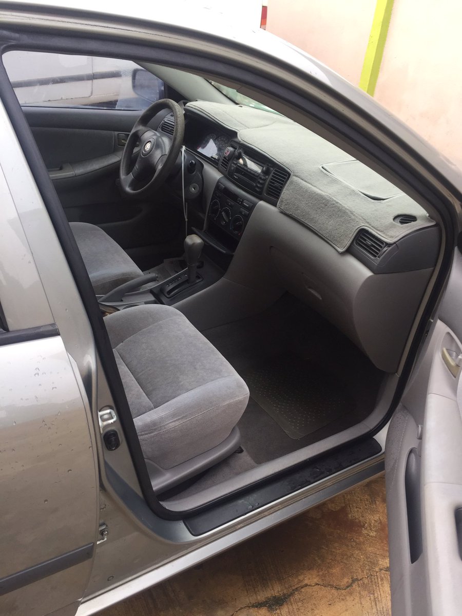 Lanrepompin's tweet photo. 2004 Toyota Corolla 1.7m Tokunbo call/text 07031384818 https://t.co/OsBMqxSKbJ