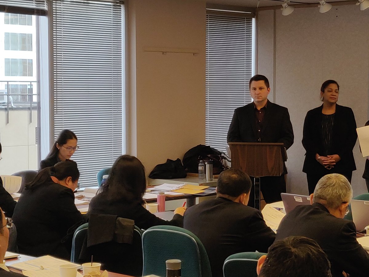bmrebelo's tweet photo. @louis_seabrooke and Jenness Sealy explaining the relationship between the CRA and external audit entities of the Government of Canada to the SAT delegation. @PhilbinBG #SATvisit https://t.co/zXAlEzDuVg