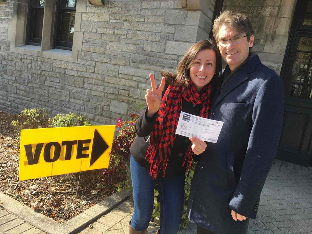 Charlotte and I voted this morning at Willistead Manor. Thank you to everyone for your support during the campaign, it has been a very positive experience. Let's put it over the top tonight!

Vote Matt Marchand Mayor for Windsor TODAY! #VoteMarchand #Windsor #yqg  #YQGvotes