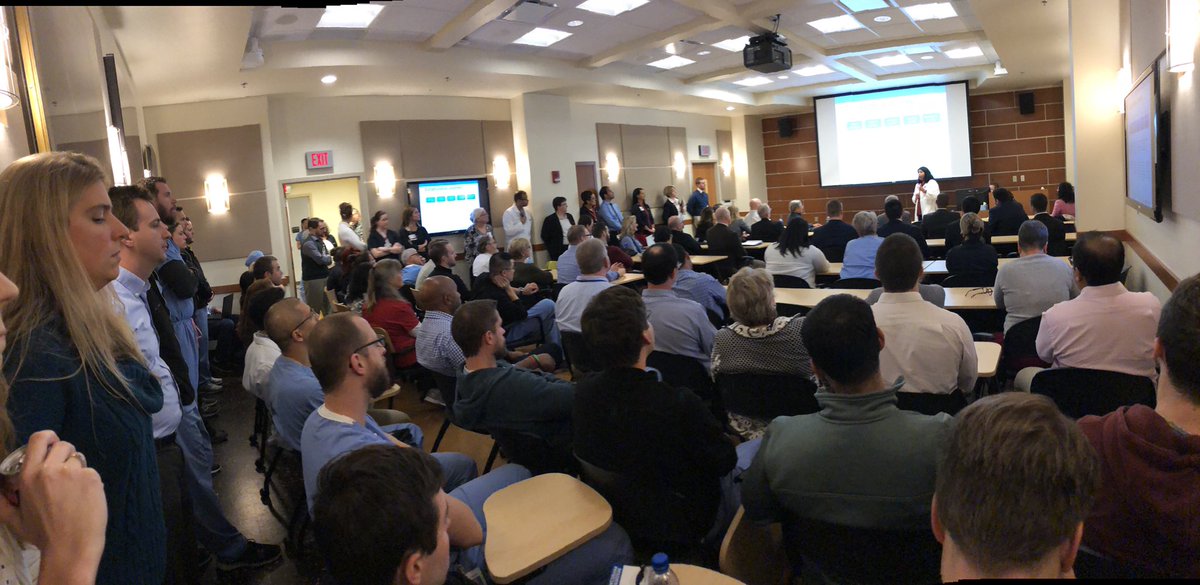 Crowded house for the Radiology Patient Care Paradigm Shift powered by @LiveWell_Collab @UC_DAAP @uc_health @GEHealthcare. #transformingmedicine #PatientCare #PatientExperience