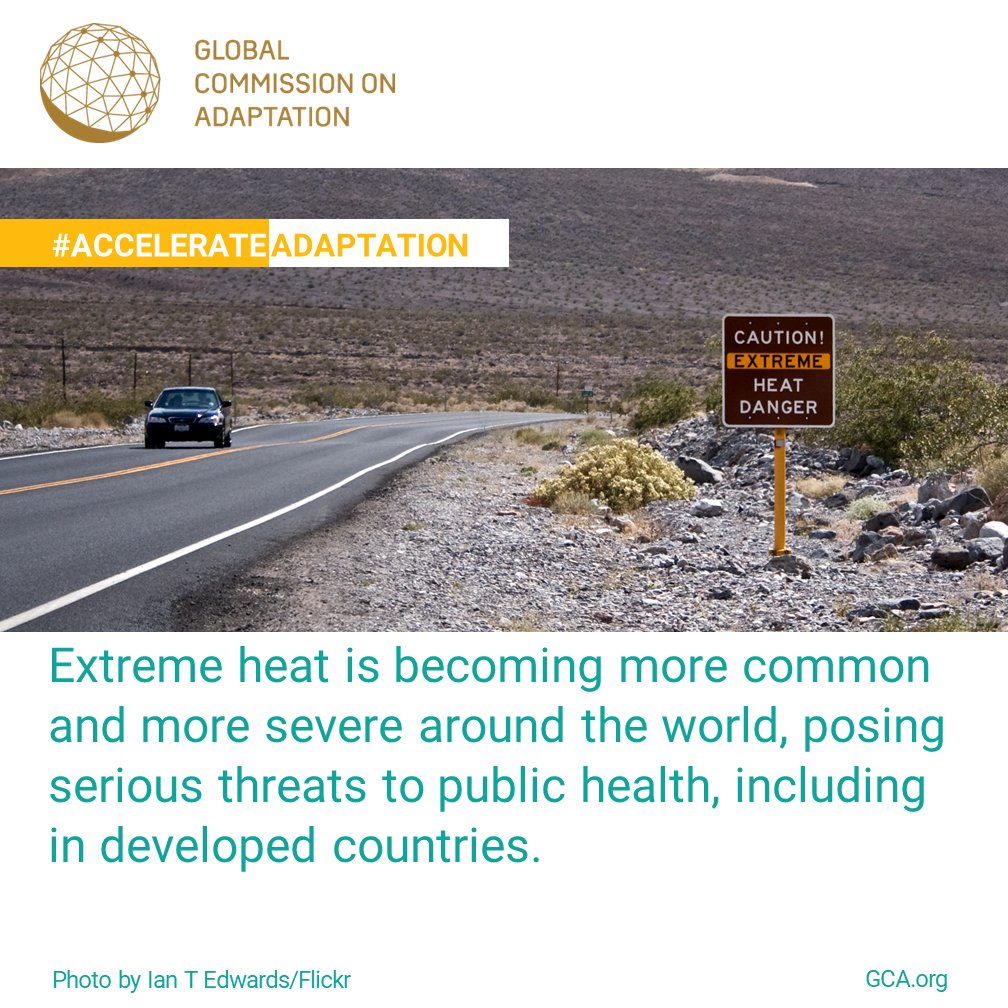 In order to manage climate-related risks - such as changing weather patterns, rising sea levels, and more extreme weather events - we need to #AccelerateAdaptation. Learn more: gca.org