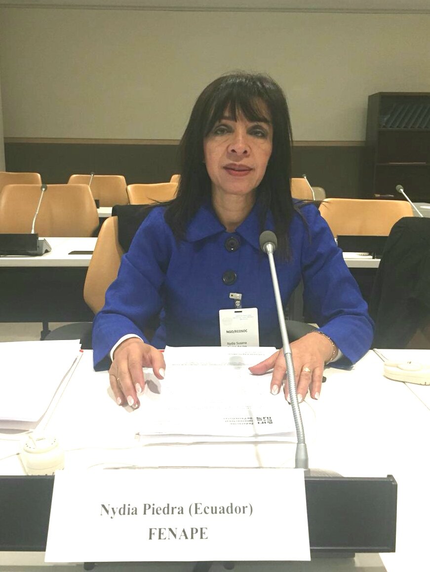 FenapeFip's tweet photo. @susypiedra y @DorisMori @FenapeFip en representación de nuestros colegas de Ecuador disertan en "CONVENCIÓN INTERNACIONAL SOBRE LA SEGURIDAD Y LA INDEPENDENCIA DE LOS PERIODISTAS Y OTROS PROFESIONALES DE LOS MEDIOS"  en @ONU_es New York del 22 al 24 de Octubre @IFJGlobal https://t.co/cLw53fEXnW