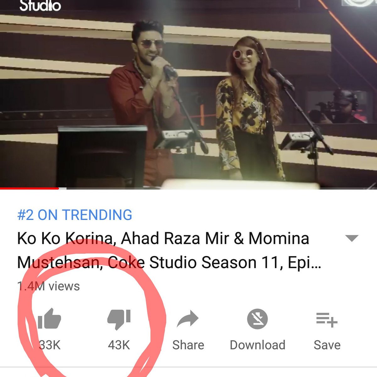 essjay1919's tweet photo. #mominamustehsan
Screwing #CokeStudio since 2017...

A rare coke studio stat!! #ripcokestudio https://t.co/1MdUpUnusi