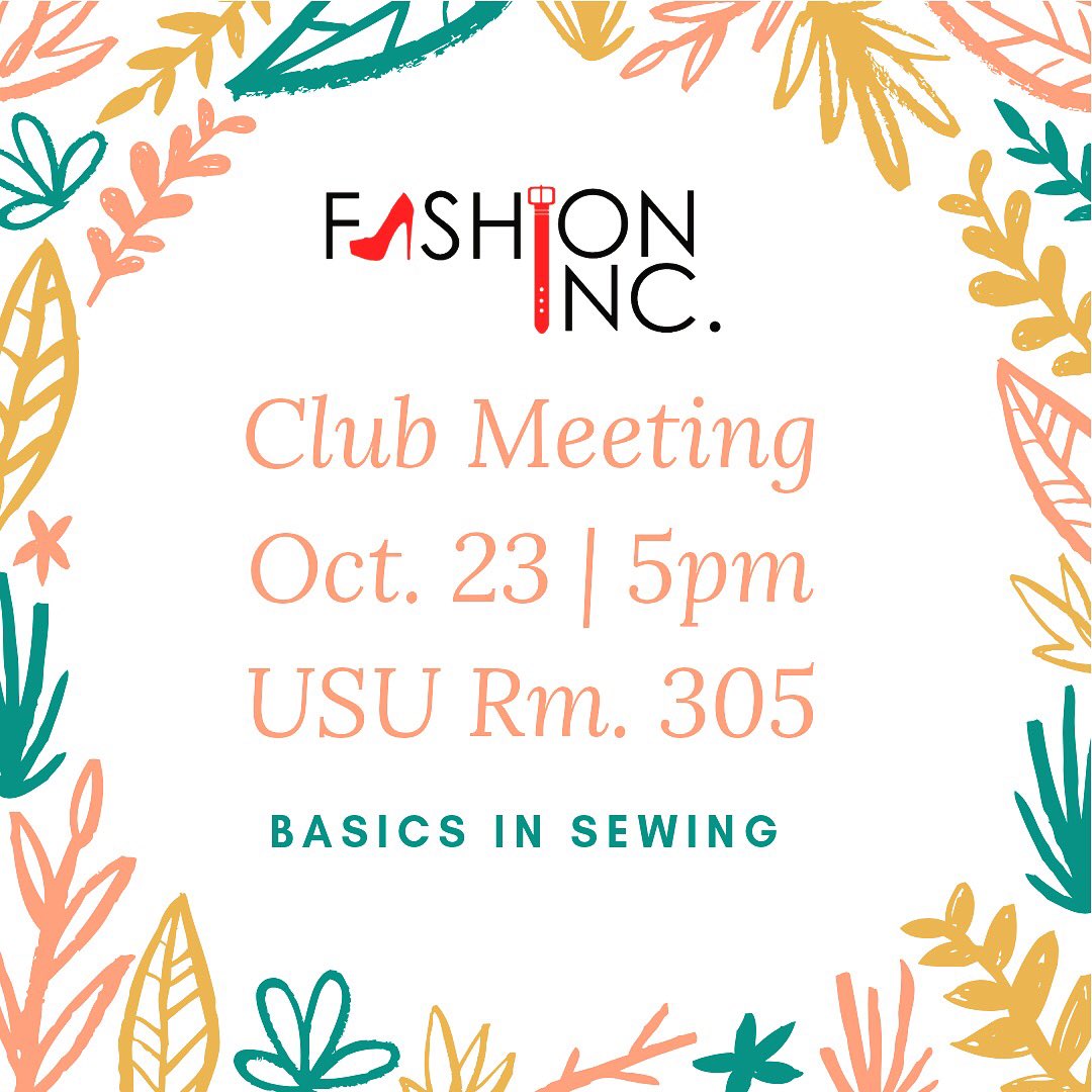 FSFashionINC's tweet photo. Good Morning ! Reminder we have a Club Meeting Tomorrow Oct. 23! We will be having a fun little sewing lesson “Basics in Sewing”. https://t.co/Lf1UQfQRBz
