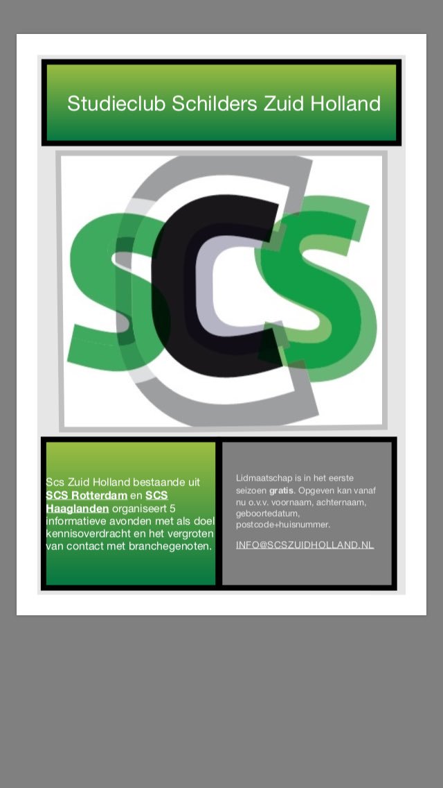 Studieclub Schilders (@scszuidholland) on Twitter photo 