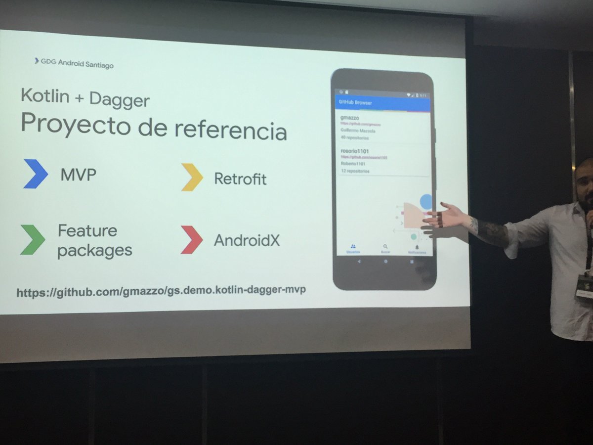 GDGNeuquen's tweet photo. Realmente un gusto haber podido participar de la 1er Edicion del @droidfestival Felicitaciones a @gdgandroidcl y su Equipo por toda la organizacion. Excelente los Speakers y el nivel de las Charlas! Muchas Gracias @camachoyury por el contacto! #droidfestival #GDGNeuquen https://t.co/L0lfLwkuJh