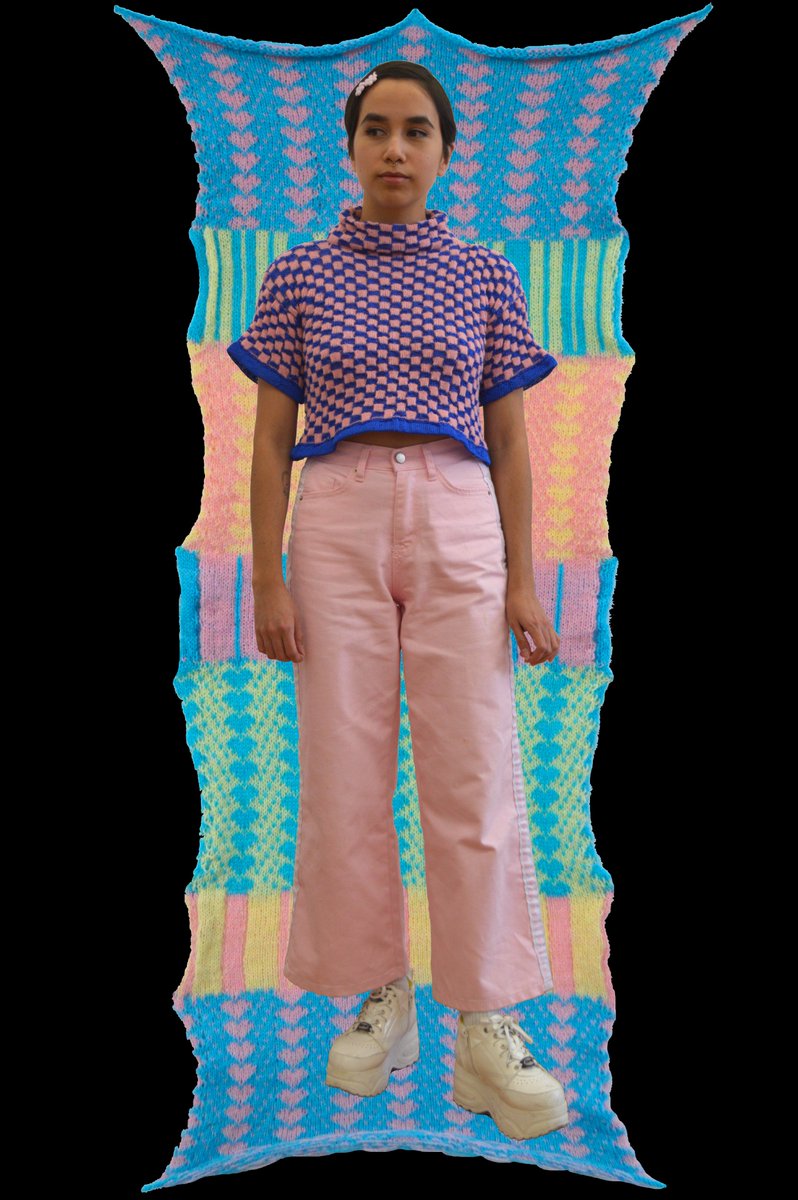 📷: Knitwear designed by #AIRcycle10 resident, #ErinPalumbo. ➰➰➰ #TACresidency #TACresidency10 #fashion #textiles #knitwear #textileartscenter textileartscenter.com/index.php?rout…