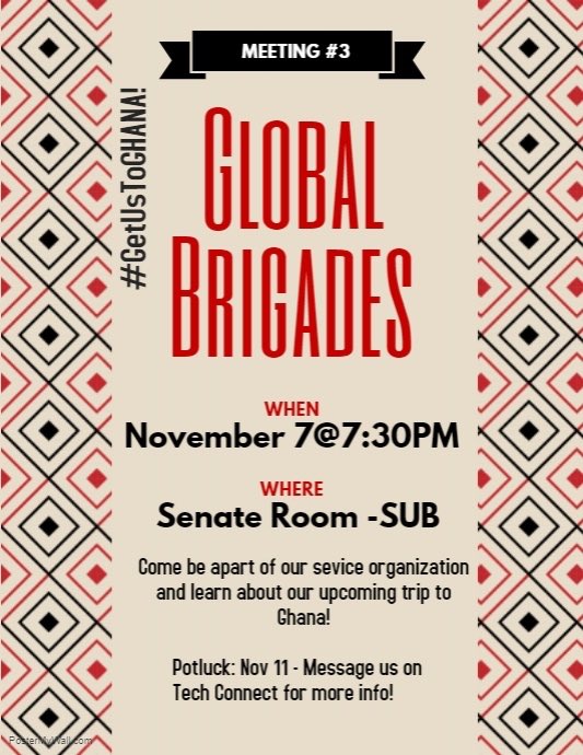 TexasTechGB's tweet photo. Be apart of the first group from TTUGB to travel to Ghana! #GetUsToGhana for more info, join us at our meeting on Nov. 7! https://t.co/JE6iAQTJsB