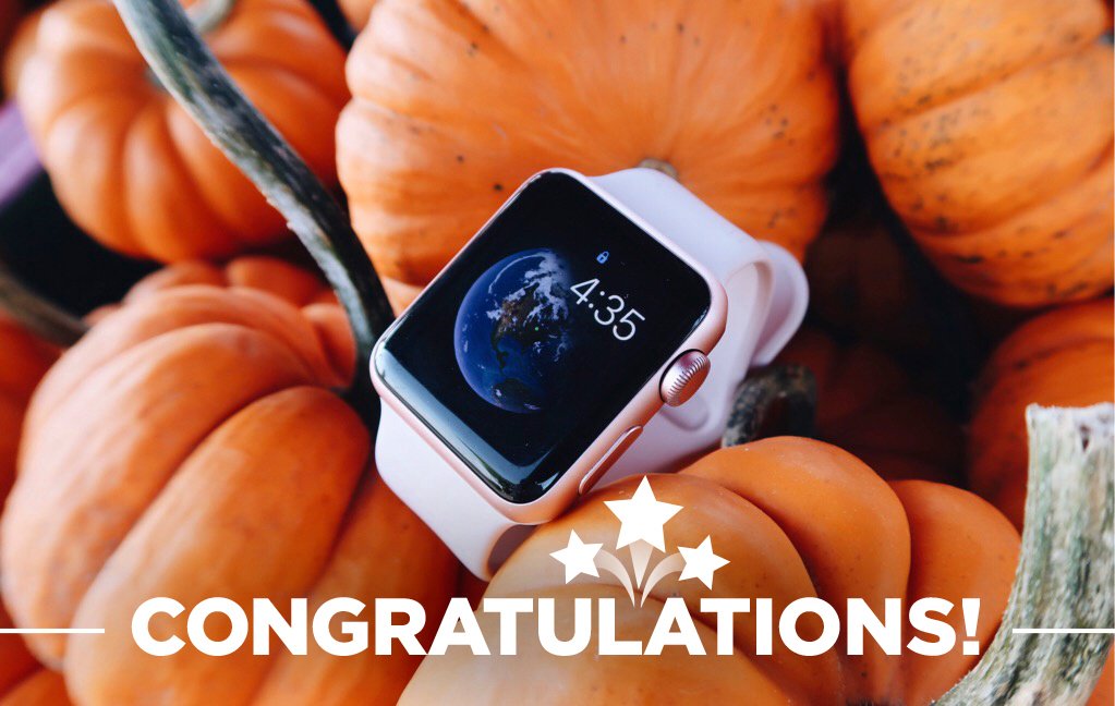 Congratulations to our Instagram Fall Giveaway winner, Susan! Enjoy your new Apple Watch!