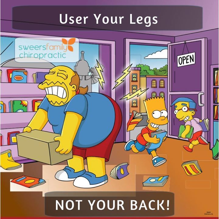 sweersfamily's tweet photo. Always lift the weight with the help of your muscles and bending knees. Never push your back beyond the limits! Get more health tips and treat your spine health with effectively chiropractic therapy. Visit - https://t.co/fWFN85bVDj

#chiropractor #clive #iowa #drsweers #backpai… https://t.co/CmVeRcg1uo