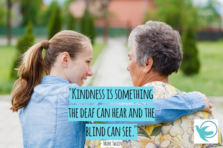 Today's a great day to check in with an elderly loved one, friend or neighbor - don't you agree? #kindness #visitingangels #weloveseniors
