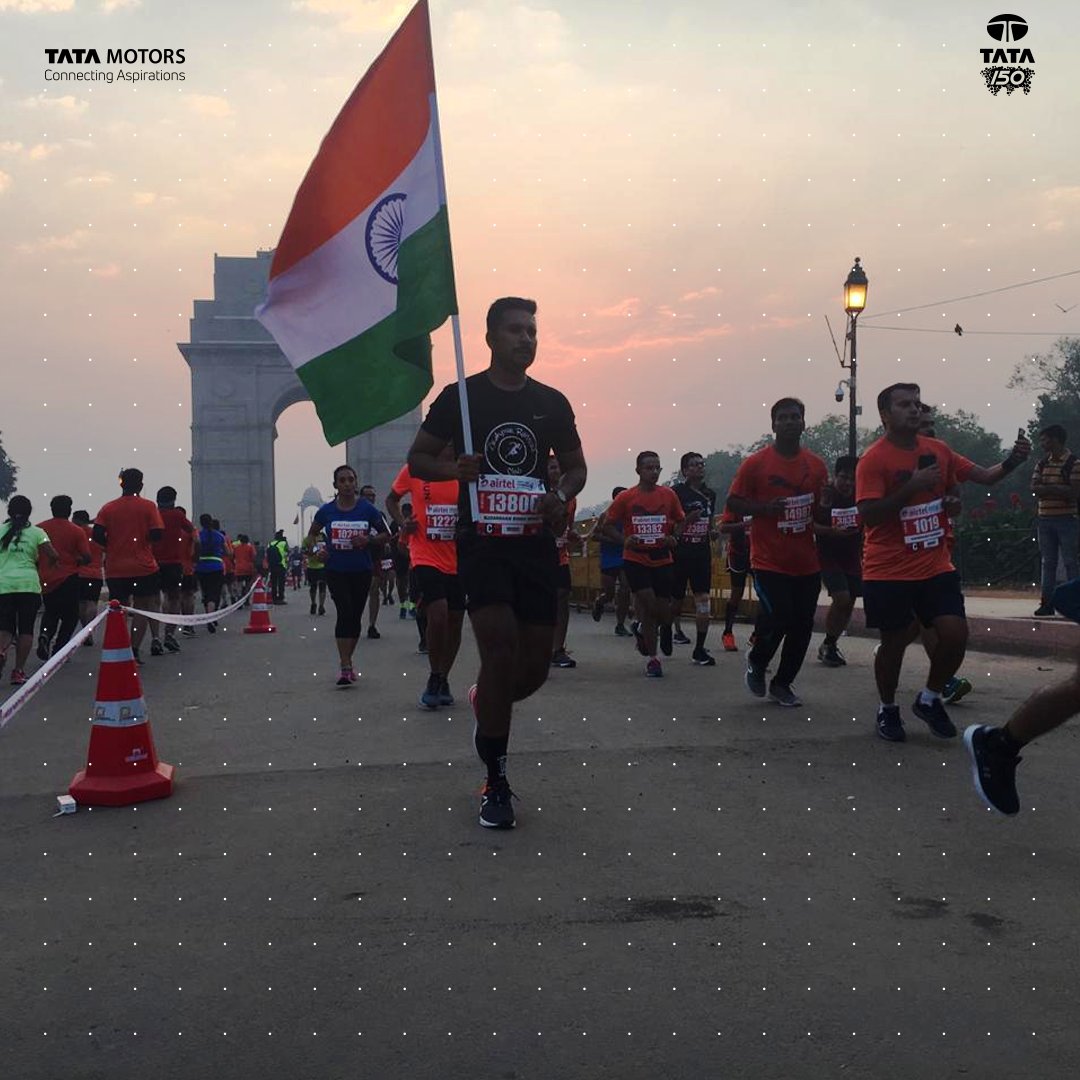 TataMotors's tweet photo. Couldn’t experience the thrill of #ADHM first-hand? Here are some of the incredible moments from the event, led by #TataNexon, that captured the essence of Delhi in its full glory.
@runadhm
#RunToLevelNex #DaudDilli https://t.co/kJBO8Tev1y