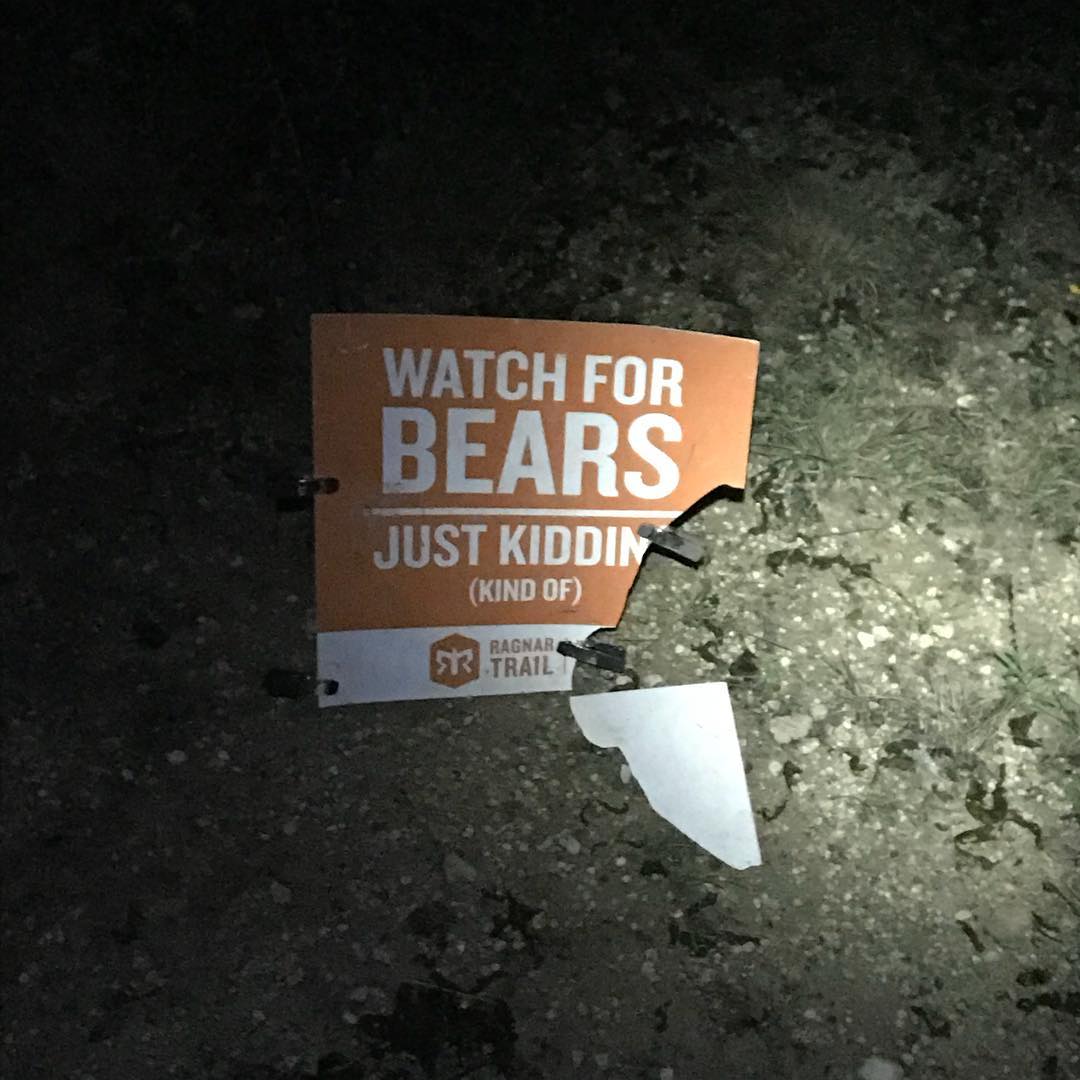 *nervous laugh* 
Seen on the #RagnarTrailHillCountry race this last weekend.