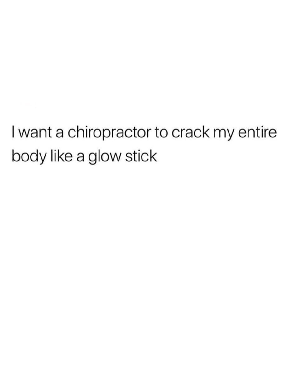 Let’s get y’all adjusted like a glow stick. #DrCacozza #380Chiro #ChiropracticJokes #ChiropractorOfMcKinney