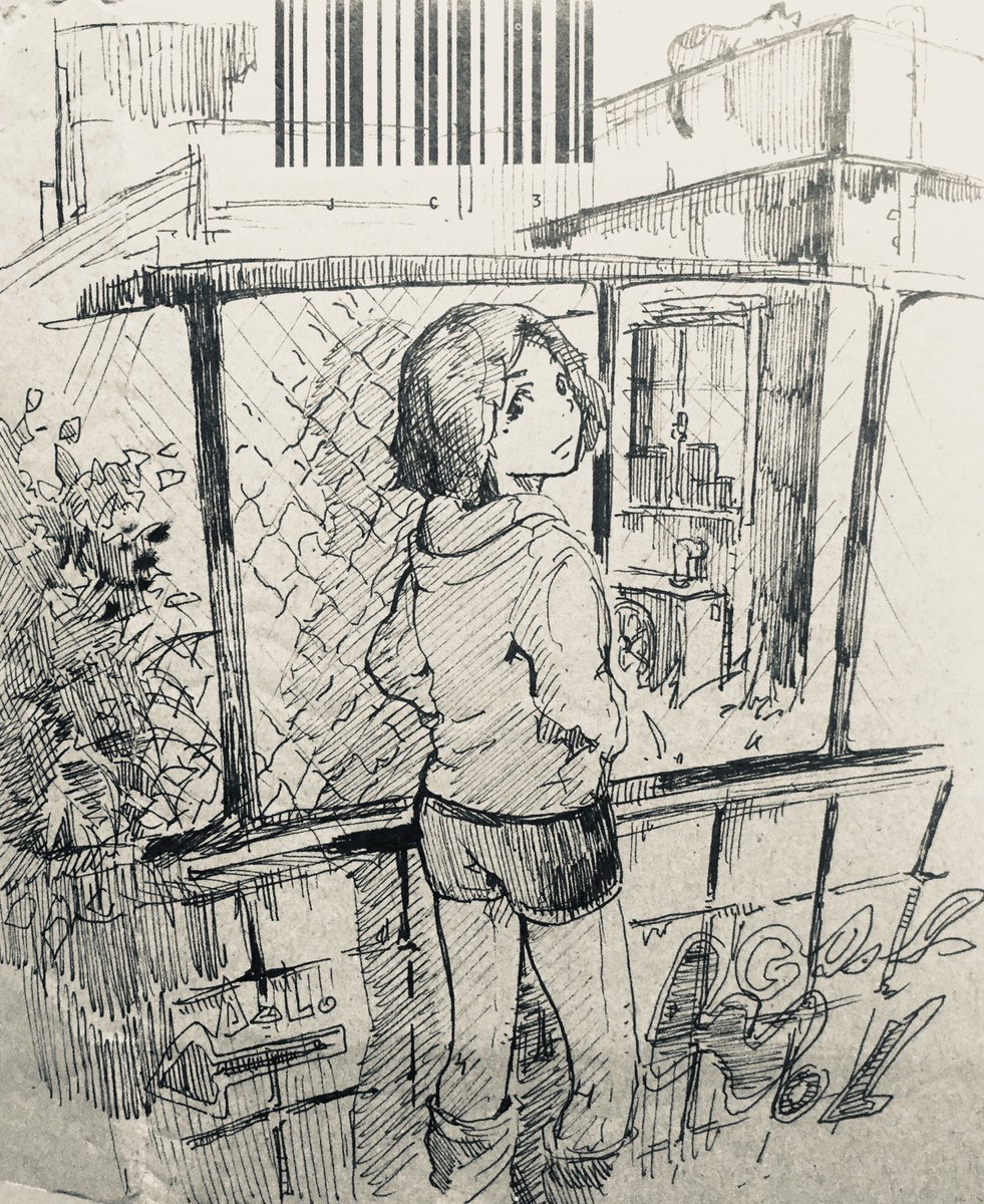 寝る前にラクガキ 